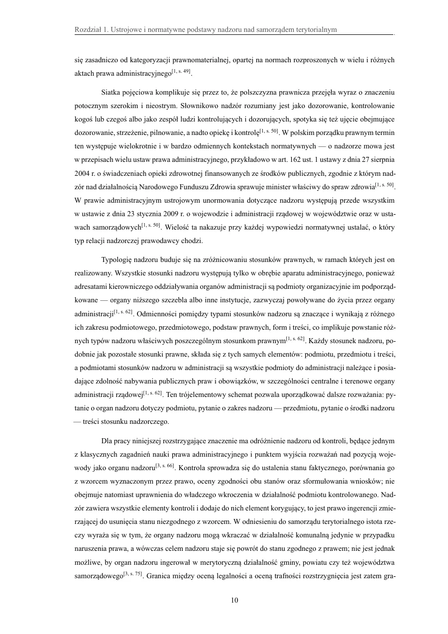 Przypisy z numerem strony źródła — Nadzór wojewody nad działalnością samorządu terytorialnego
